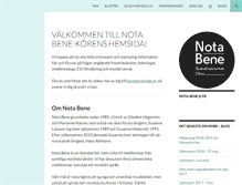 Tablet Screenshot of nobe.ch